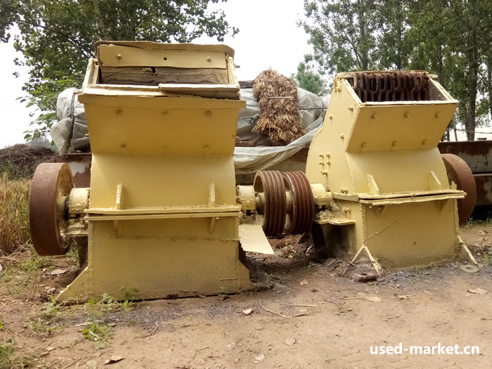 Two used hammer crushers in China